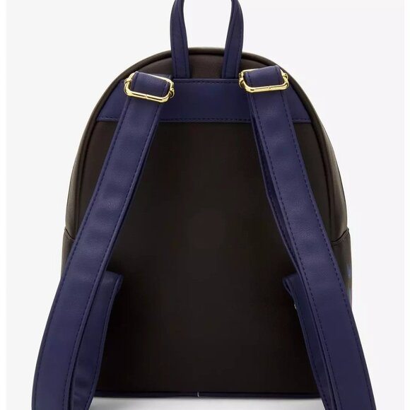 Loungefly Disney Maleficent Mini Backpack Disney Villain Diablo Floral Bag New - Picture 3 of 4